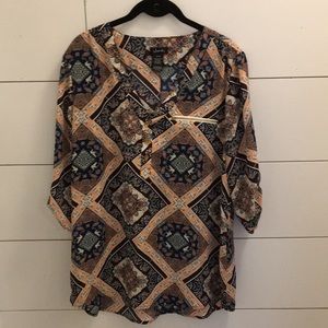 Womens tribal print tunic